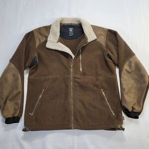KUHL Alpenwurx Fleece Jacket Full Zip Thumb Holes Outdoor Sherpa Gorpcore Mens L